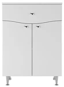 Комод напольный Айсберг Волна 60 белый DA1004K, 4