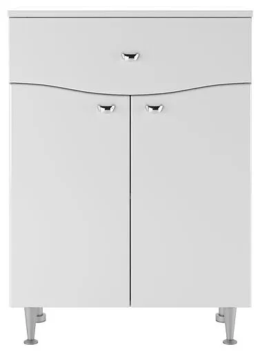 Комод напольный Айсберг Волна 60 белый DA1004K