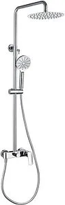 Душевая система со смесителем для душа Aquatek Вега хром AQ2060CR Душевая система со смесителем для душа Aquatek Вега хром AQ2060CR, 1