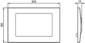 Клавиша смыва для унитаза Ideal Standard Septa Pro M2 R0128MY хром глянцевый, 2