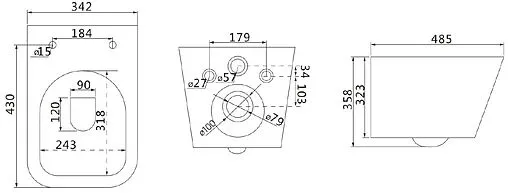 Комплект 5 в 1 Lemark Peneda+Bit Florex White 100802420 с кнопкой Bit 9802006 черный матовый soft touch