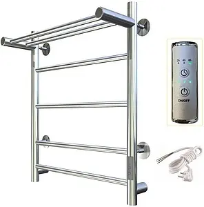 Полотенцесушитель электрический лесенка Тругор Аспект Пэк сп 3 П 60х40 32 мм полированная сталь Полотенцесушитель электрический лесенка Тругор Аспект Пэк сп 3 П 60х40 32 мм полированная сталь, 3