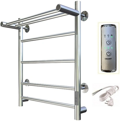 Полотенцесушитель электрический лесенка Тругор Аспект Пэк сп 3 П 60х50 32 мм полированная сталь