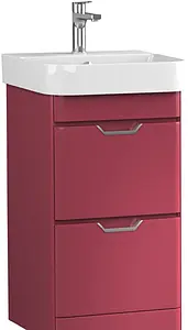 Тумба-умывальник напольная ISVEA Fonte 48 красный 21USS105048I+10SQ50048SV, 1