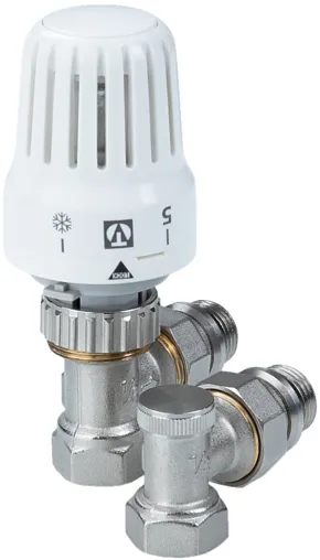 Комплект вентилей терморегулирующих угловых ½&quot; в/н Valtec VT.045.N.04