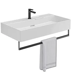 Полотенцедержатель Kerama Marazzi Logica 90 черный матовый LO.trl.90\BLK.M, 3