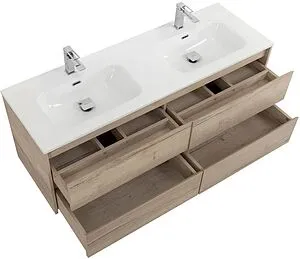 Тумба-умывальник подвесная BelBagno KRAFT 140 Rovere Galifax Bianco KRAFT-1400-4C-SO-2-RGB+BB1400-2-ETL Тумба-умывальник подвесная BelBagno KRAFT 140 Rovere Galifax Bianco KRAFT-1400-4C-SO-2-RGB+BB1400-2-ETL, 5