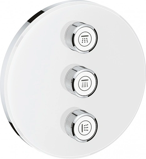 Вентиль переключающий на 3 потребителя Grohe Grohtherm SmartControl белый/хром 29152LS0