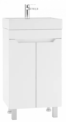 Тумба-умывальник напольный Айсберг Мечта 50 белый DM2301T+4607152361544