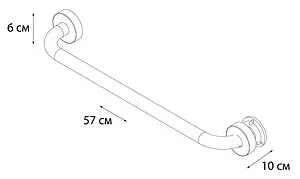 Поручень Fixsen Hotel хром FX-31017C, 3