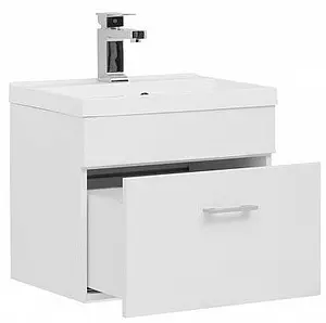 Тумба-умывальник подвесная Aquanet Нота 50 белый 00159138+00204095 Тумба-умывальник подвесная Aquanet Нота 50 белый 00159138+00204095, 4