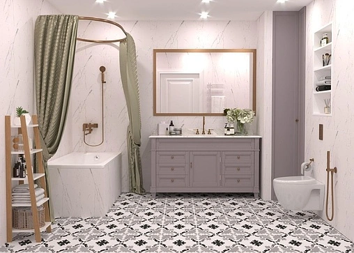 Ванна стальная Donna Vanna 130x70 белая орхидея DV-33001