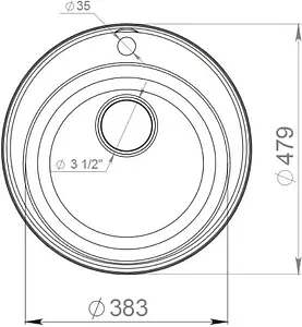 Мойка кухонная GranFest Quarz GF-Z08 песочный Мойка кухонная GranFest Quarz GF-Z08 песочный, 2