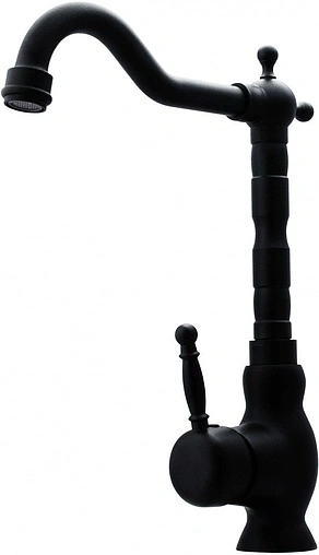 Смеситель для кухни Swedbe Selene чёрный матовый 7141