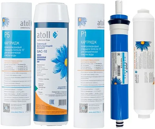 Комплект сменных картриджей Atoll №103m STDA ATECRT424 Комплект сменных картриджей Atoll №103m STDA ATECRT424