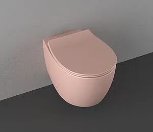 Унитаз подвесной безободковый ISVEA Sentimenti Neo Vortex лососевый 10AR02013-2S, 5