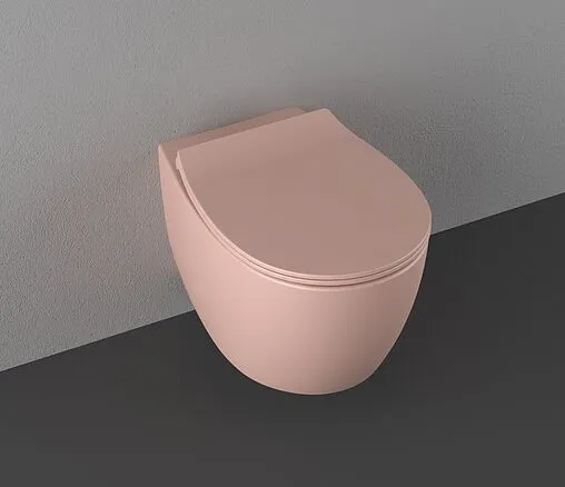 Унитаз подвесной безободковый ISVEA Sentimenti Neo Vortex лососевый 10AR02013-2S