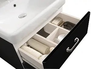 Тумба-умывальник напольная Aquaton Америна 60 M чёрный 1A1689K1AM950, 5