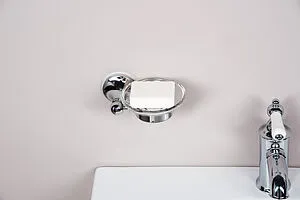 Мыльница Aquanet хром 5585 Мыльница Aquanet хром 5585, 4