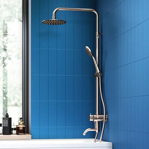 Душевая система со смесителем для ванны Dorff Logic нержавеющая сталь D0703000SS