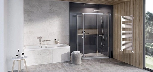 Полотенцесушитель водяной лесенка Ravak Degree 500 x 800_W полированная сталь X04000083681