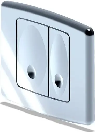 Комплект 5 в 1 Ани Пласт Элеганс WN1111 с кнопкой хром глянцевый