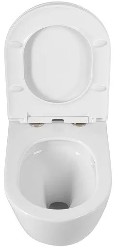 Унитаз подвесной безободковый Cezares Relax Tornado белый CZR-3806-53-TH-TOR/SC