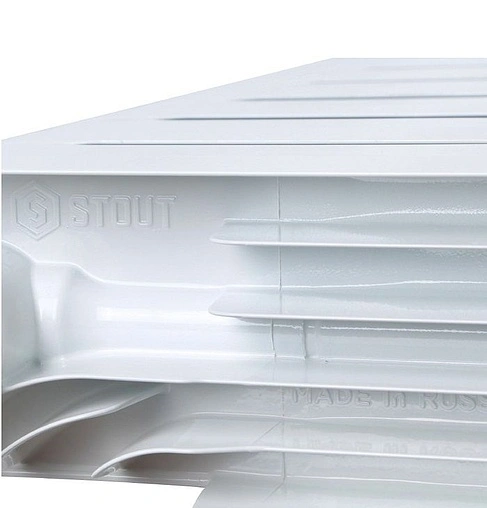 Радиатор биметаллический 13 секции нижнее правое подключение Stout Space 500 SRB-0320-050013