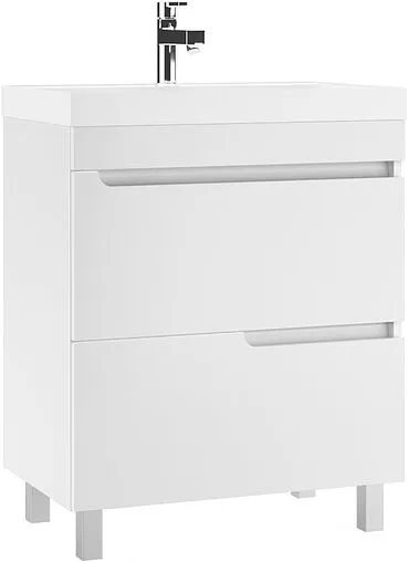 Тумба-умывальник напольная Айсберг Веста 70 белый DV5907T+4670142930037