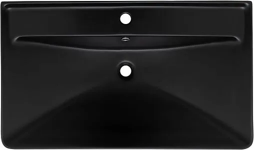 Раковина Aquanet Ирис 80 черный матовый 00329249