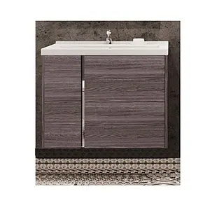 Тумба-умывальник подвесная Aquaton Стоун 80 грецкий орех 1A2282K1SXC80, 3