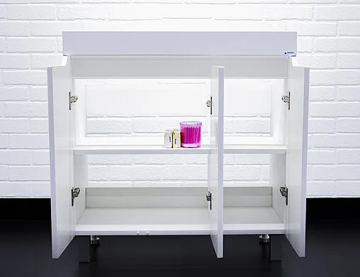 Тумба-умывальник напольная Айсберг Мечта 80 белый DM2325T+1WH302251