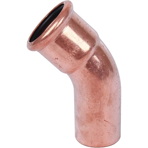 Отвод пресс однораструбный 35мм угол 45° Sanha 6040 1604035