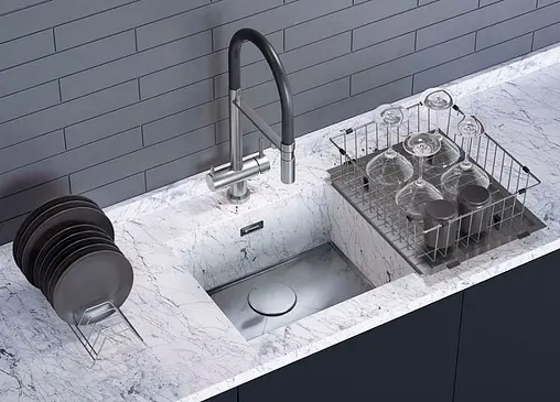 Мойка кухонная Omoikiri Kasen 53-26 INT LG светлое золото 4993790