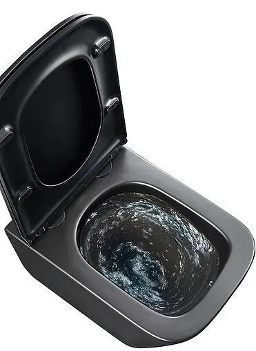 Унитаз подвесной безободковый Lemark Florex Торнадо 3.0 черный матовый 9612002