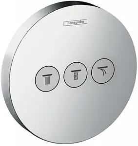 Вентиль переключающий на 3 потребителя Hansgrohe ShowerSelect S хром 15745000, 1