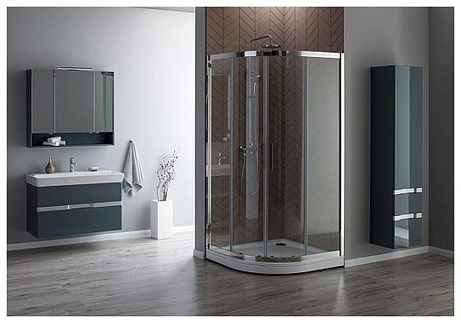 Тумба под умывальник Aquanet Виго 100 сине-серый 00183361