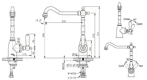 Смеситель для кухни Bravat Art золото/белый F775109G-1 Смеситель для кухни Bravat Art золото/белый F775109G-1, 2