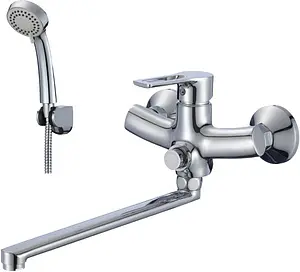 Смеситель для ванны с длинным изливом Rossinka хром RS43-32 Смеситель для ванны с длинным изливом Rossinka хром RS43-32, 1