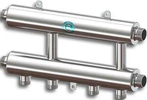 Коллектор распределительный каскадный 3 контура 1&quot;н x 1¼&quot;н Север-R-KUG(Aisi) 1955033, 1