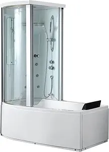 Ванна акриловая с душевой кабиной Gemy 170x85x220 L G8040 C L Ванна акриловая с душевой кабиной Gemy 170x85x220 L G8040 C L, 1