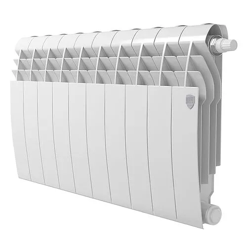 Радиатор биметаллический 10 секций нижнее правое подключение Royal Thermo Biliner 350 VR80 Bianco Traffico RTBBTVR8035010 Радиатор биметаллический 10 секций нижнее правое подключение Royal Thermo Biliner 350 VR80 Bianco Traffico RTBBTVR8035010