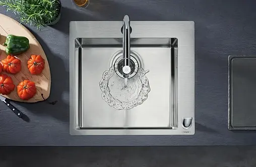 Мойка кухонная с встроенным смесителем Hansgrohe C71-F450-06 55x50 нержавеющая сталь 43201800