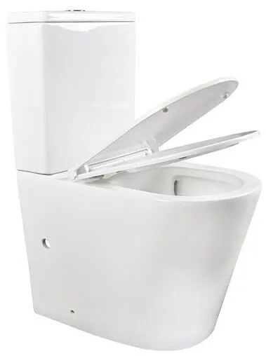 Унитаз-компакт безободковый Terminus Аврора белый 11F62x39W