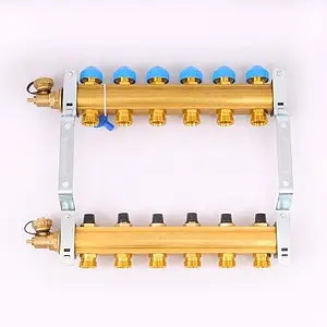 Группа коллекторная без расходомеров 6 отводов 1"в/в x ¾"ек Watts HKV 10004180 Группа коллекторная без расходомеров 6 отводов 1"в/в x ¾"ек Watts HKV 10004180, 5