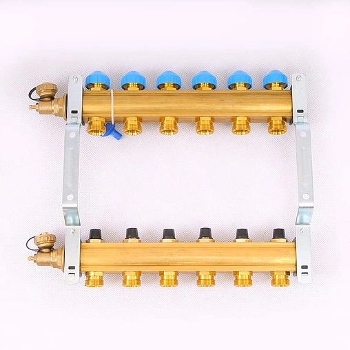 Группа коллекторная без расходомеров 6 отводов 1&quot;в/в x ¾&quot;ек Watts HKV 10004180