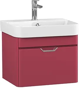 Тумба-умывальник подвесная ISVEA Fonte 48 красный 21USS015048I+10SQ50048SV, 1