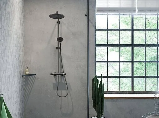 Полка Hansgrohe AddStoris шлифованный чёрный хром 41741340