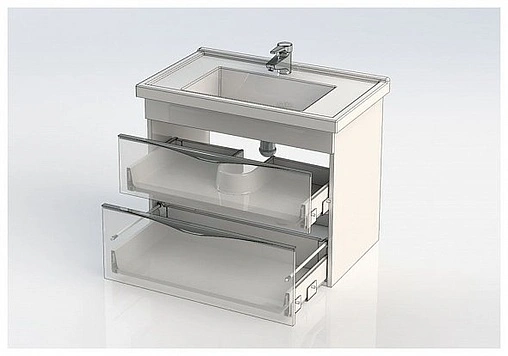 Тумба под умывальник Aquanet Эвора 80 белый 00184937