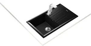 Мойка кухонная Teka Stone 50 B-TG 1B 1D черный металлик 115330017 Мойка кухонная Teka Stone 50 B-TG 1B 1D черный металлик 115330017, 3